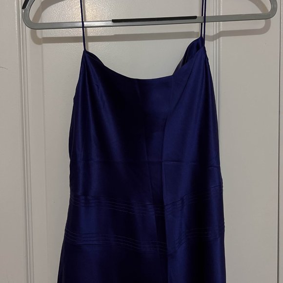 Vintage Satin Evening Dress - Picture 3 of 7